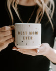 Best Mom Ever Gold Tile Coffee Mug - Gifts & Home Decor