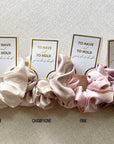 Silk Satin Soft Scrunchies - GRACE