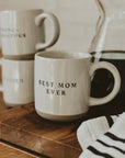 Best Mom Ever Stoneware Coffee Mug - Gifts & Home Decor