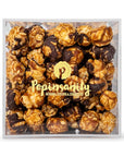 Caramel Chocolate Drizzle Gourmet Popcorn - Acrylic Gift Box