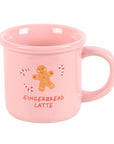 Pink Gingerbread Latte Christmas Mug