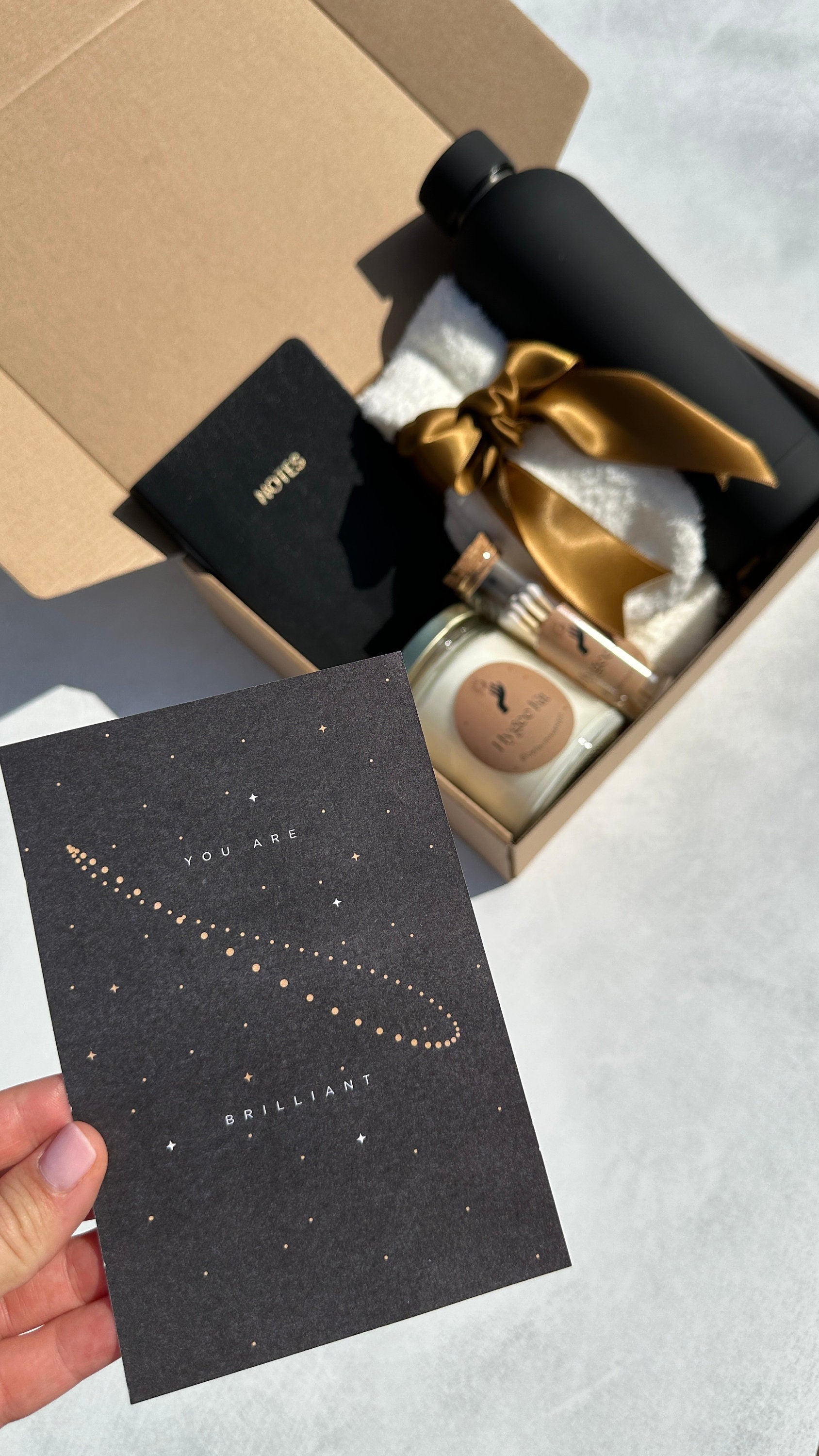 HYGGE GIFT BOX |  Happy Birthday Gift  | Valentines Day Gift  | Planner | Cozy Gift | Water Bottle Vacuum | Luxury Gift | Candle