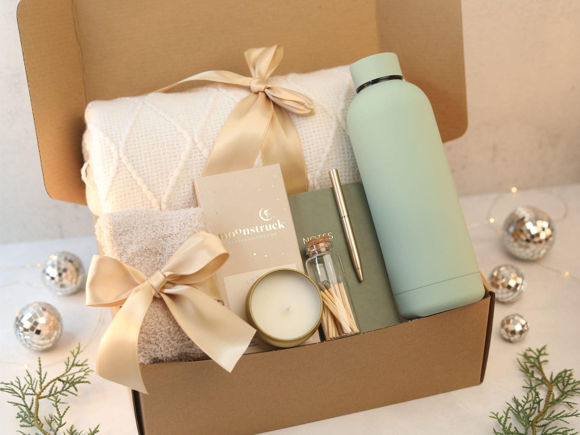 Hygge Gift Box with Blanket , Love You Hygge Gift Box, Perfectly Gifted Box for Women