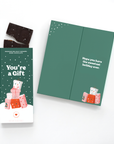 Chocolate-Filled Greeting Card - You're a Gift